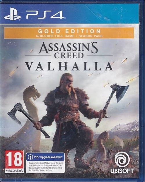 Assassins Creed Valhalla Gold Edition - PS4 (B-Grade) (Genbrug)